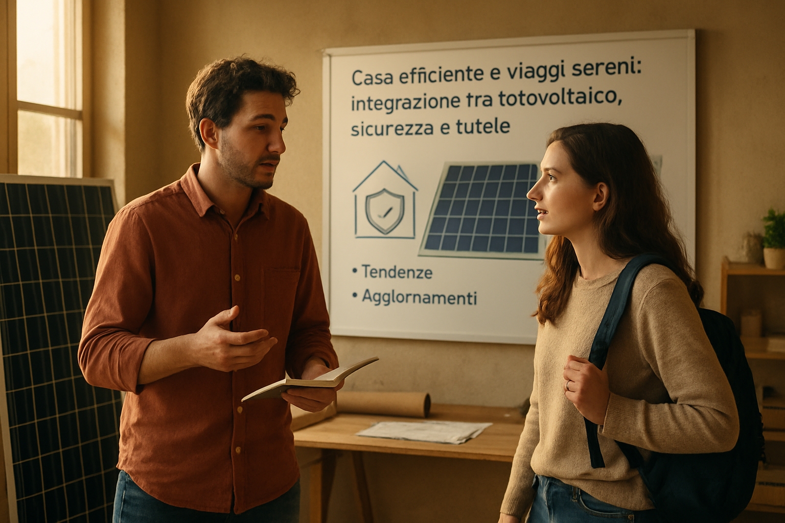 Casa efficiente e viaggi sereni: integrazione tra fotovoltaico, sicurezza e tutele